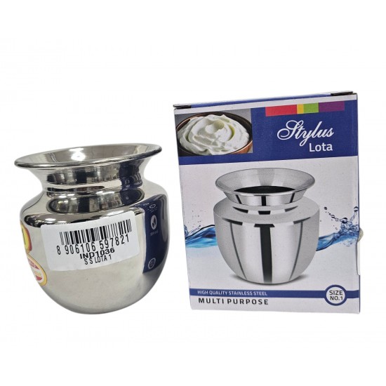 LOTA STAINLESS STEEL NO 1 SIZE 9 X 8 CM