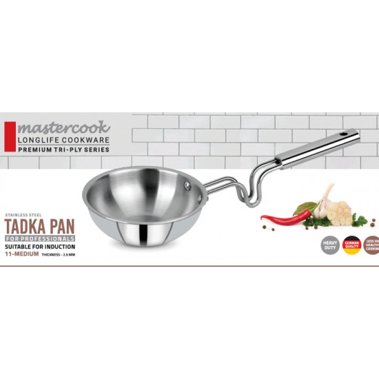 TRIPLY STAINLESS STEEL VAGARIA FOR TARKA DALL SIZE 11CM   (NO 2)