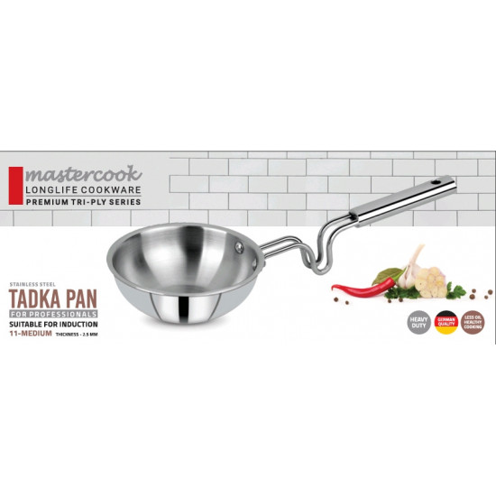 TRIPLY SS VAGARIA TADKA PAN NO 3 13 CM TRIPLY SS VAGARIA TADKA PAN NO 3 13 CM