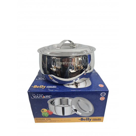 HOTPOT STAINLESS STEEL SOLITARE SIZE 3500 ML