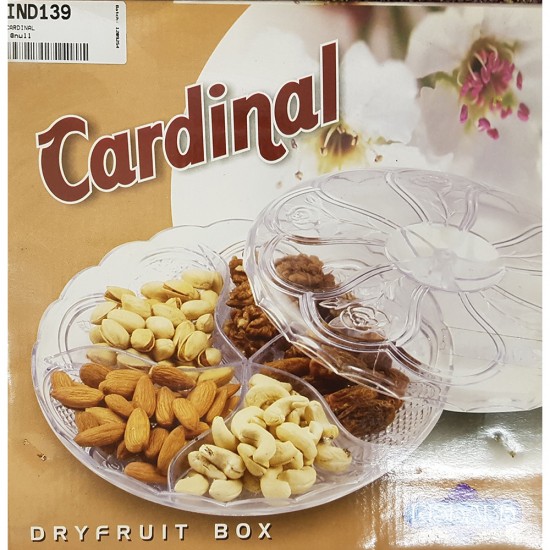 CARDINAL PLASTIC COMPARTMENT DISH & LID