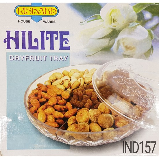 HIGHLIGHTS PLASTIC COMPARTMENT DISH & LID