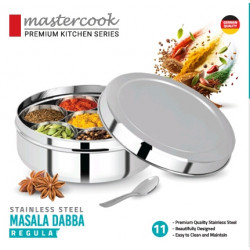 MASSALA DABBA S/S LID NO 10  (16.5 CM)