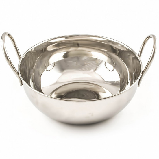 SS BALTI KARAI DISH  LIGHT 17 CM