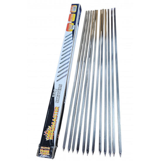 SS KEBAB STICH WITHOUT HANDLE 8 MM 24 INCH SQUARE