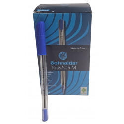 SOHNAIDER BLUE BOX PEN 50 PCS IN PK