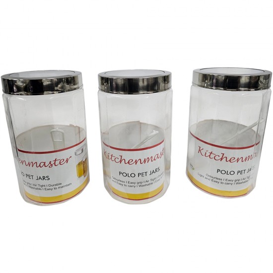 POLO PLASTIC JARS 500 ML 3 PCS SET 