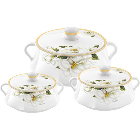 HOTPOT SET LORENZO 3 PCS SET IN GIFT BOX SIZE 2500/3500/5000 ML