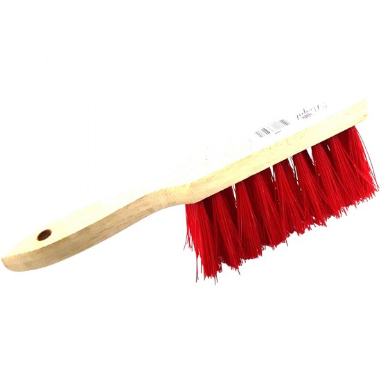 RED PVC HAND BRUSH 11 INCH