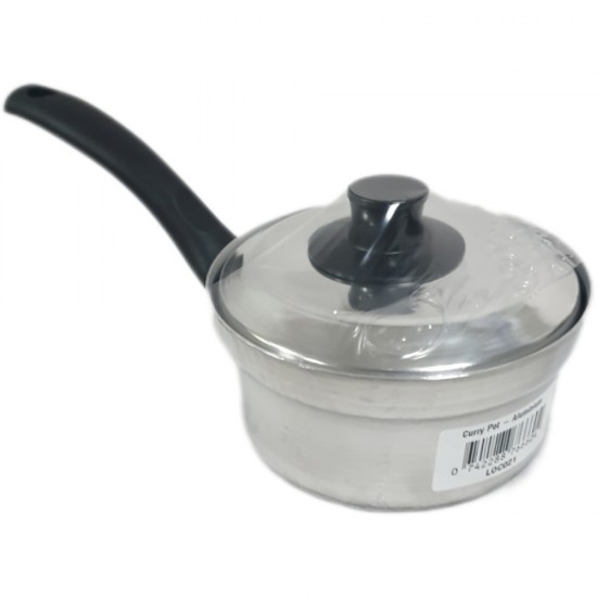 CURRY POT LIGHT WEIGHT 5 INCH WITH PLASTC HANDLE CURRY POT LIGHT WEIGHT 5 INCH WITH PLASTC HANDLE