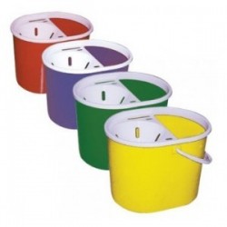 MOP BUCKET PLASTIC  BRITISH MADE ASSORTED COLOURS 