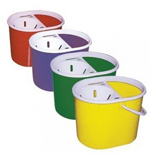 MOP BUCKET PLASTIC BRITISH MADE ASSORTED COLOURS MOP BUCKET PLASTIC BRITISH MADE ASSORTED COLOURS