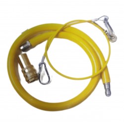 YELLOW HOSE FOR BURNERS CATERING HEAVY DUTY  X 1.5 METER