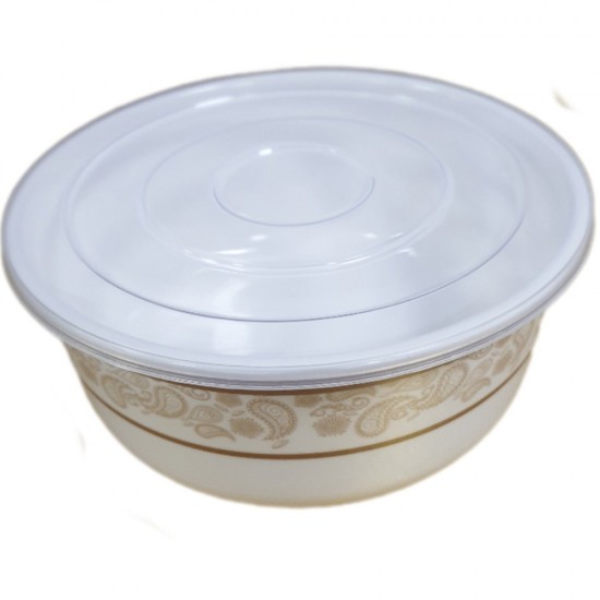 MELAMINE 7 INCH BOWL PLUS LID PRINTED MELAMINE 7 INCH BOWL PLUS LID PRINTED