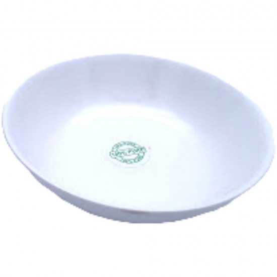 WHITE MELAMINE PLAIN  6 INCH BOWL