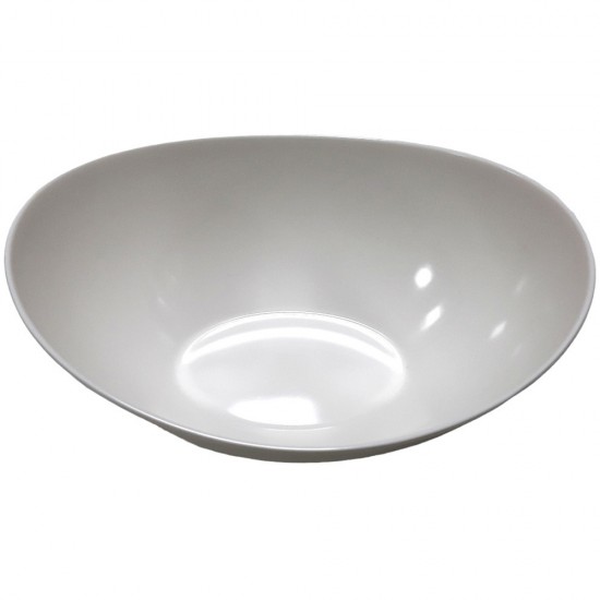 MELAMINE OVAL BOWL 8.5 INCH PLAIN WHITE MELAMINE OVAL BOWL 8.5 INCH PLAIN WHITE