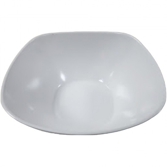 MELAMINE WHITE SQUARE BOWL 8 .5 INCH MELAMINE WHITE SQUARE BOWL 8 .5 INCH
