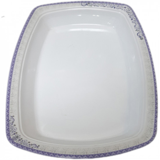 MELAMINE NISHA RECTANGULAR PLATTER 15 INCH