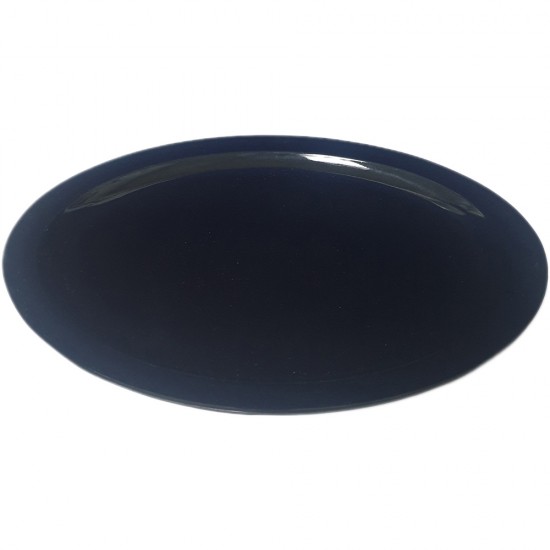 MELAMINE BLACK 11 INCH SMALL OVAL PLATTER MELAMINE BLACK 11 INCH SMALL OVAL PLATTER