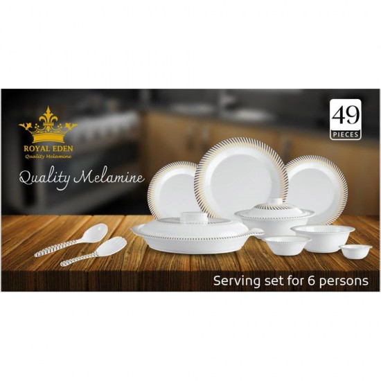 MELAMINE DINNER SET 49 PCS IN GIFT BOX MELAMINE DINNER SET 49 PCS IN GIFT BOX