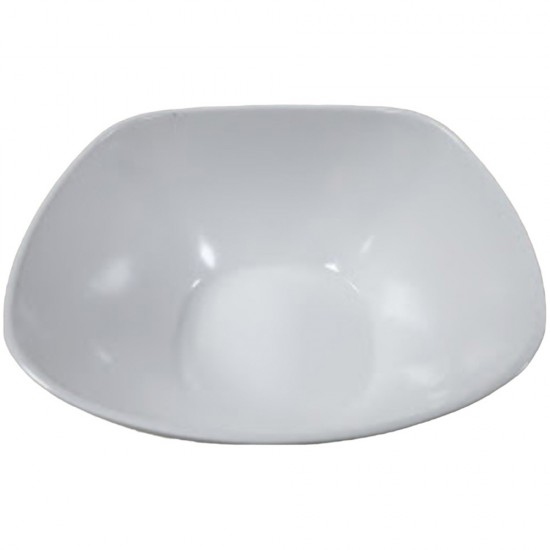 MELAMINE 7.5 INCH SQUARE WHITE BOWL MELAMINE 7.5 INCH SQUARE WHITE BOWL