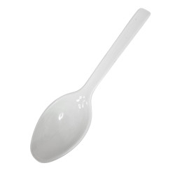 MELAMINE SERVING SPOON WHITE  26 CM