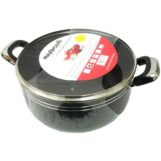 26 CM NON STICK CASSEROLE WITH CERAMIC COATING SHRINK WRAP WITH INDUCTION 26 CM NON STICK CASSEROLE WITH CERAMIC COATING SHRINK WRAP WITH INDUCTION