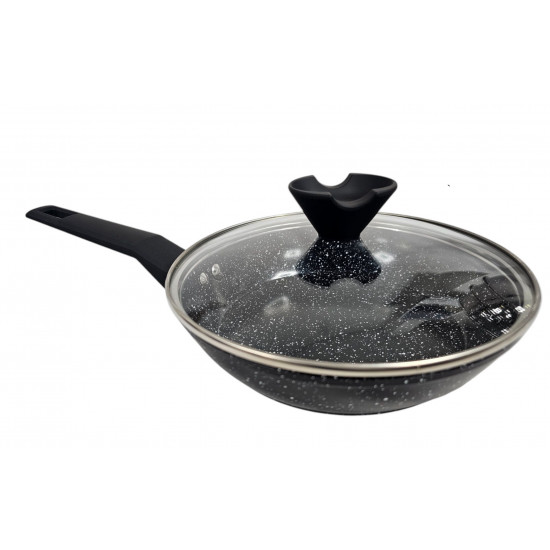 WOK FORGED WITH LID 26 CM