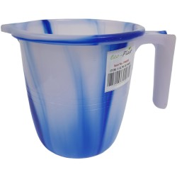 DOUBLE COLOUR PLASTIC MUG IN RED BLUE GREEN SIZE 1.5 LITRE