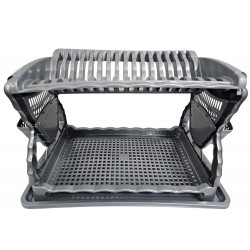 DISH DRAINER 2 TIER PLASTIC SIZE 44 X 29 CM
