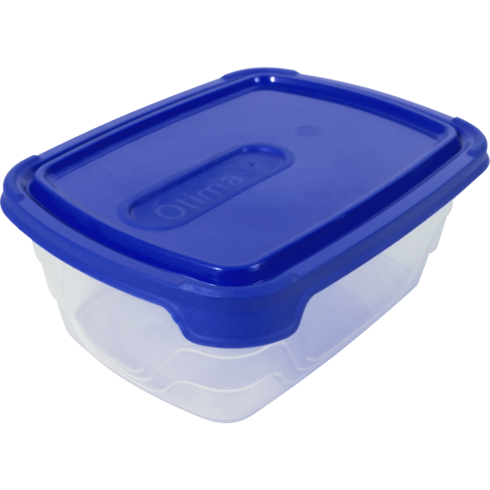 SNAP ON LID RECTANGULAR CANNISTER OTIMA 600 ML