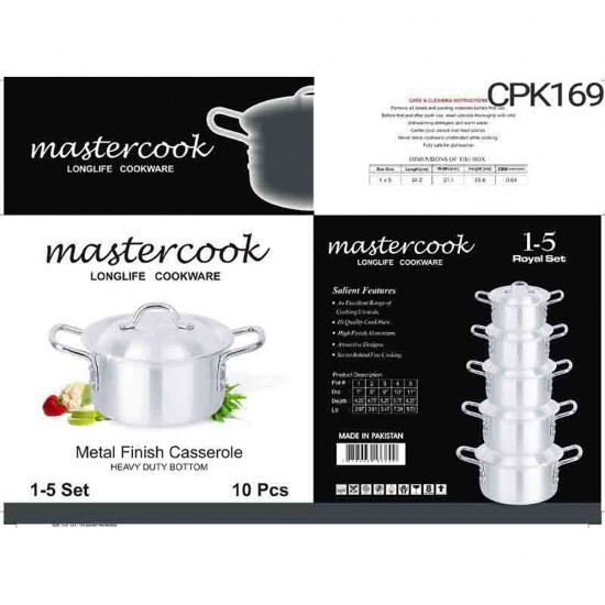 MASTERCOOK ROYAL SET 5-10 6PC MASTERCOOK ROYAL SET 5-10 6PC