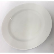 DINNER PLATE WHITE PORCELAIN 27CM (932)