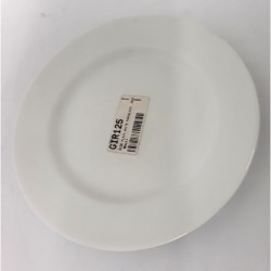 SIDE PLAIN WHITE PORCELAIN  20CM (936)