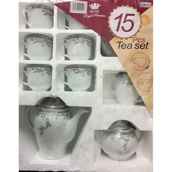 15PC ROUND TIRAJEH TEA SET 386
