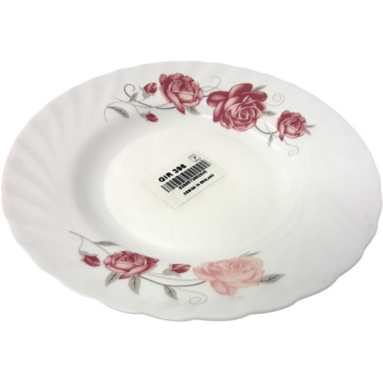 PINK ROSE SOUP PLATE RD