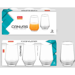 CANVAS 3PK TUMBLER