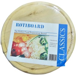 LARGE ROUND PLAIN TEAK BOARD