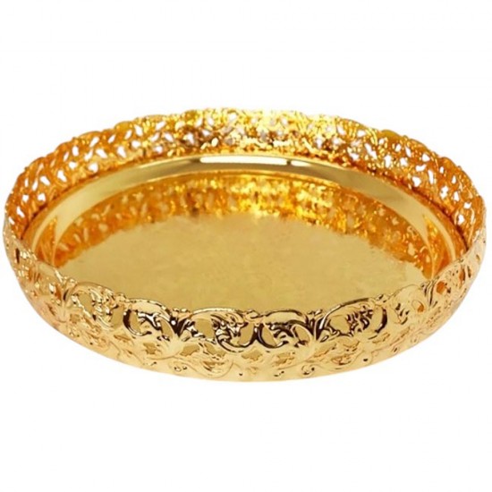 GOLD COLOUR GALERY TRAY (PAN DAN)