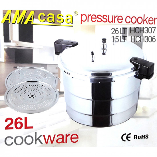 26LT ALUMINIUM PRESSURE COOKER