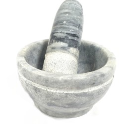 SMALL MARBLE & PESTLE 5 INCH