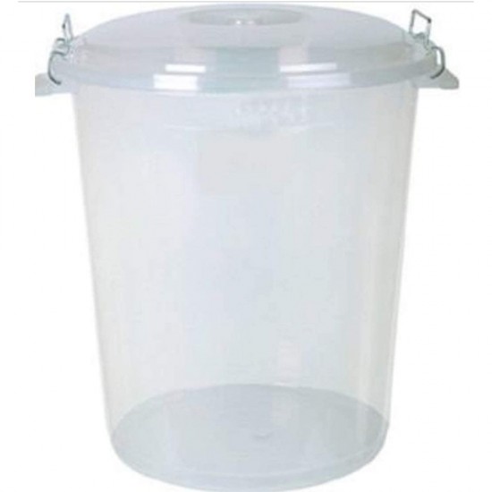TRANSPARENT LOCK BIN 50 LITRE