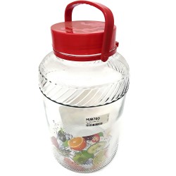 8 LITRE GLASS JAR