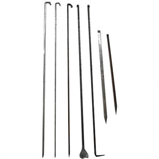 KEBAB SQUARE STICK 8MM 39 INCH S/S