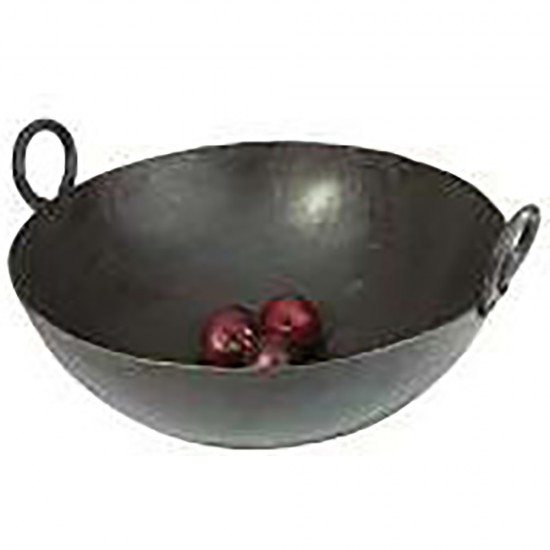 NO 26 IRON KADAI ROUND BOTTOM