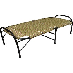 INDIAN FULL FOLDING BED DOUBLE PIPE HEAVY TYPE