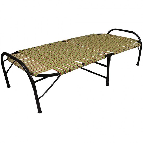 INDIAN FULL FOLDING BED DOUBLE PIPE HEAVY TYPE