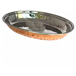 OVAL DISH COPPER MEDIUM