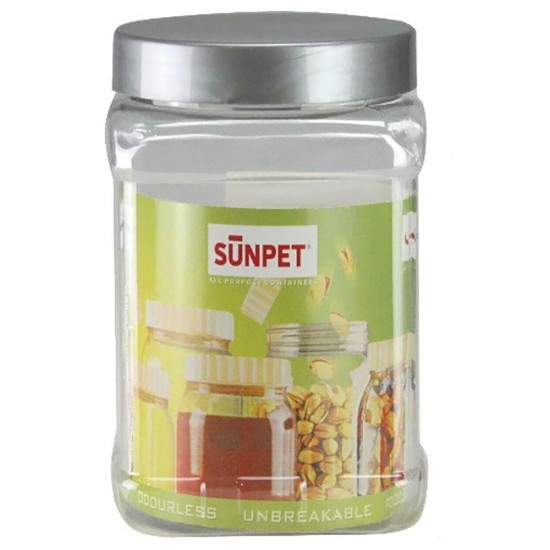 2000ML SQUARE PET JAR