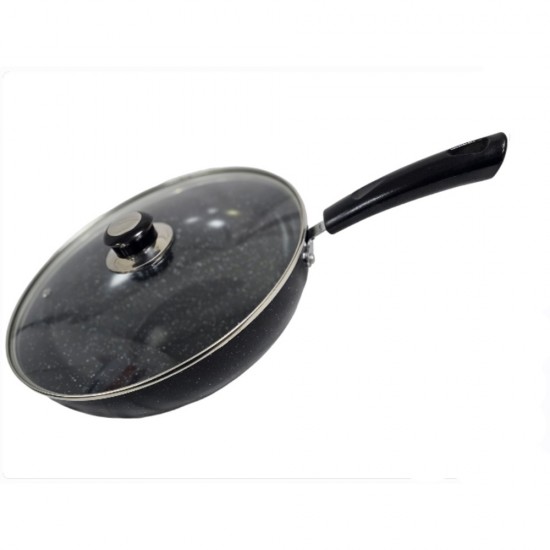 22CM NON STICK PL WOK+LID-CERAMIC 22CM NON STICK PL WOK+LID-CERAMIC